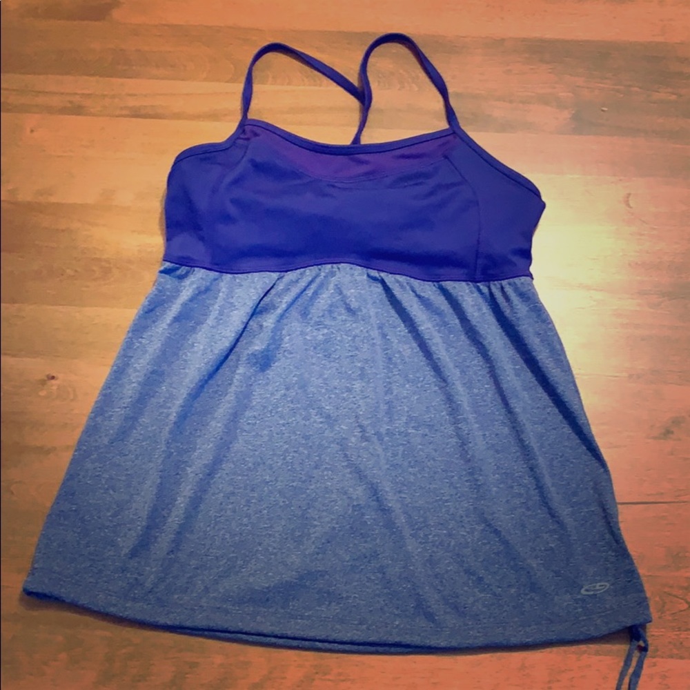 Purple Champion workout tank